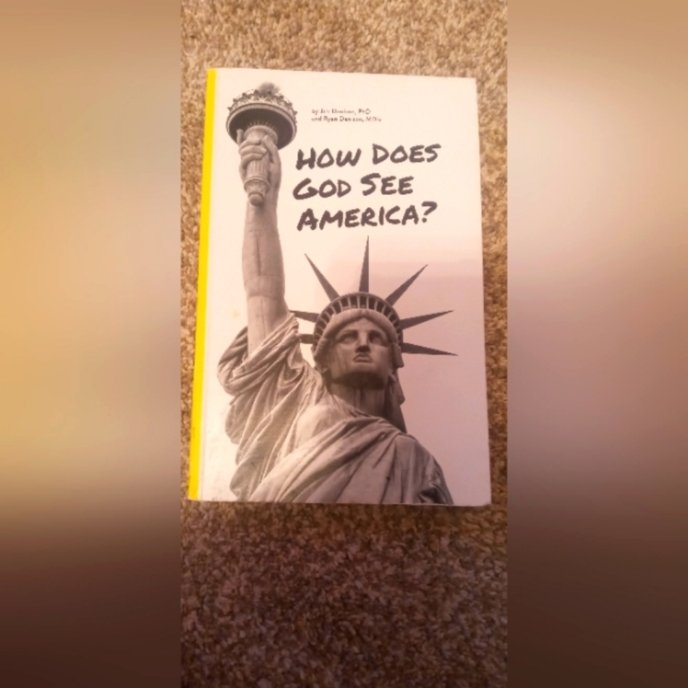 How Does God See America? - White & Yellow Hardcover Book